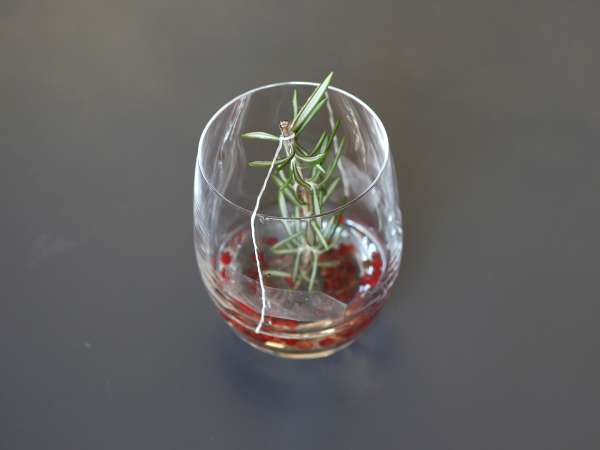 Koktejl se zasněženou jedlí uvnitř - Příprava krok 4