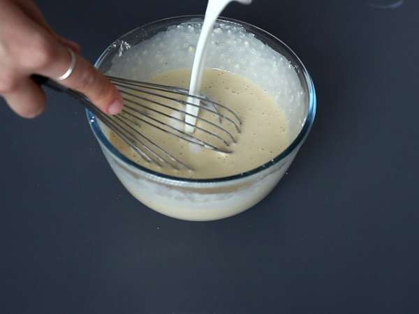 Palačinkové tagliatelle s čokoládou a arašídy! - Příprava krok 2