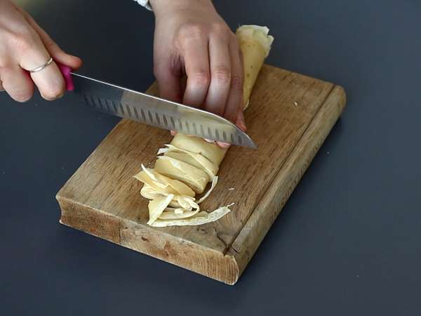 Palačinkové tagliatelle s čokoládou a arašídy! - Příprava krok 5