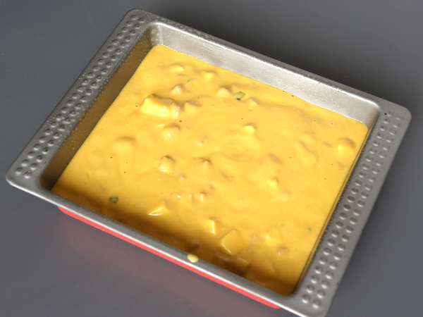 Pikantní šunka a feta brownies s dýní: perfektní recept na recyklační polévku! - Příprava krok 3