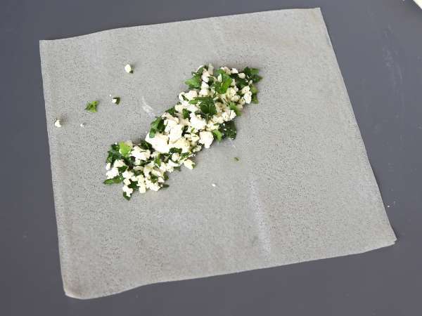 Domácí libanonské rikakats - vaření ve fritéze na vzduchu - Příprava krok 2