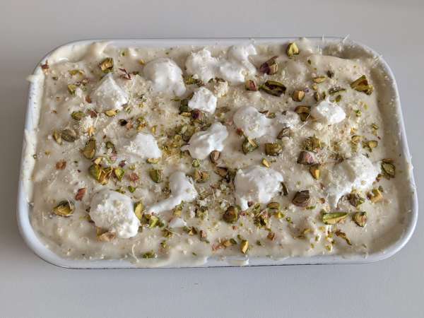 Lososové lasagne s burratou a krémovými křupavými pistáciemi - Příprava krok 7