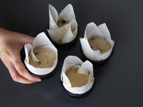 Extra gurmánské banánové a čokoládové muffiny - Příprava krok 9