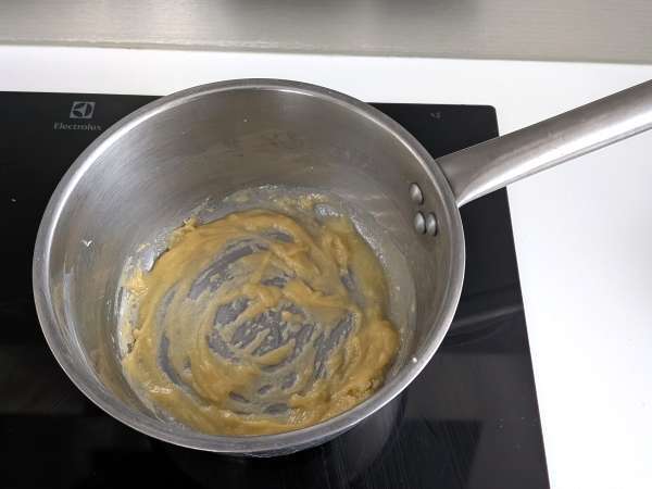 Krémové zapečené těstoviny s hráškem a šunkou au gratin - Příprava krok 2