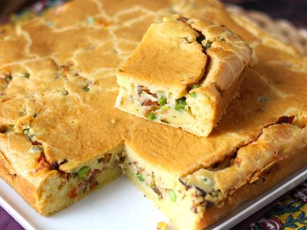 Sardinkový dort: jednoduchý, vlhký a chutný recept - Příprava krok 11