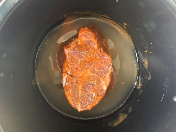 Vepřové maso v restauraci Cookeo - Příprava krok 3