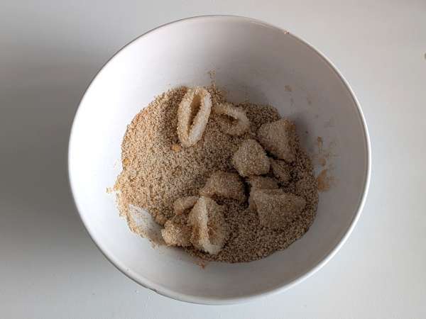 Kroužky chobotnice ve fritéze křupavé a lehké - Příprava krok 5