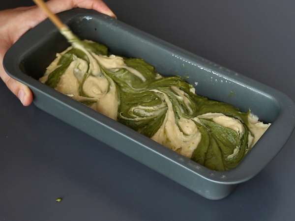 Mramorový dort s čajem matcha - Příprava krok 9