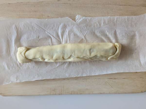Rustici s klobásou a sýrem v horkovzdušné fritéze - Příprava krok 5