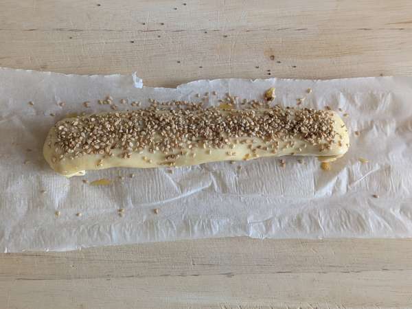 Rustici s klobásou a sýrem v horkovzdušné fritéze - Příprava krok 7