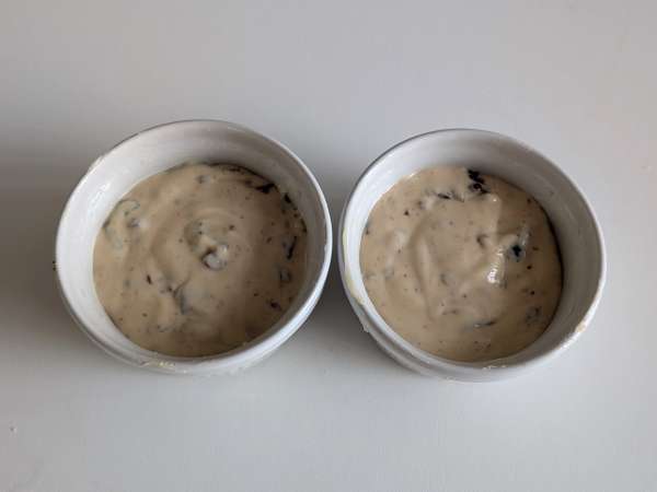 Slané muffiny s olivami a sýrem Philadelphia v horkovzdušné fritéze - Příprava krok 6