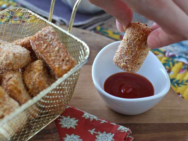 Tofu nugety z horkovzdušné fritézy - Příprava krok 8