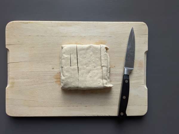 Křupavé tofu nugety a zelené fazolky po thajsku z horkovzdušné fritézy - Příprava krok 2
