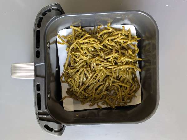 Křupavé tofu nugety a zelené fazolky po thajsku z horkovzdušné fritézy - Příprava krok 7
