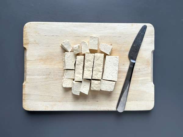 Tofu à la General Tao - Příprava krok 1