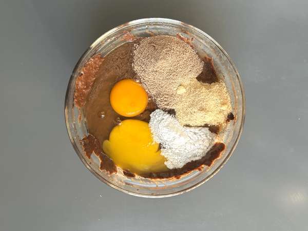 Proteinový čokoládový brownie s červenými fazolemi - Příprava krok 4