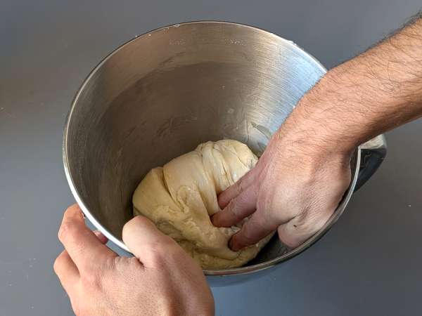 Venkovská focaccia s cibulí a rozmarýnem - Příprava krok 5