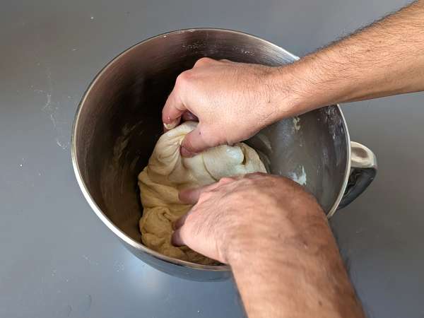 Venkovská focaccia s cibulí a rozmarýnem - Příprava krok 6