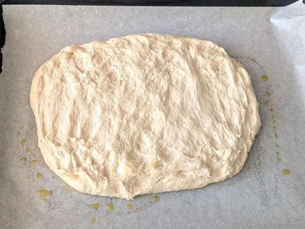 Venkovská focaccia s cibulí a rozmarýnem - Příprava krok 8
