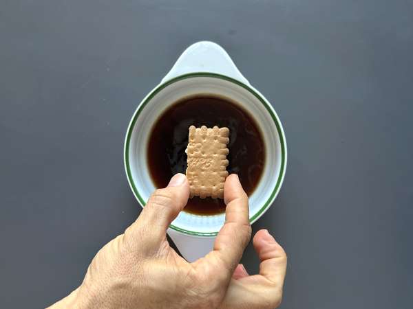 Tiramisu z hedvábného tofu bez mascarpone a vajec - Příprava krok 3