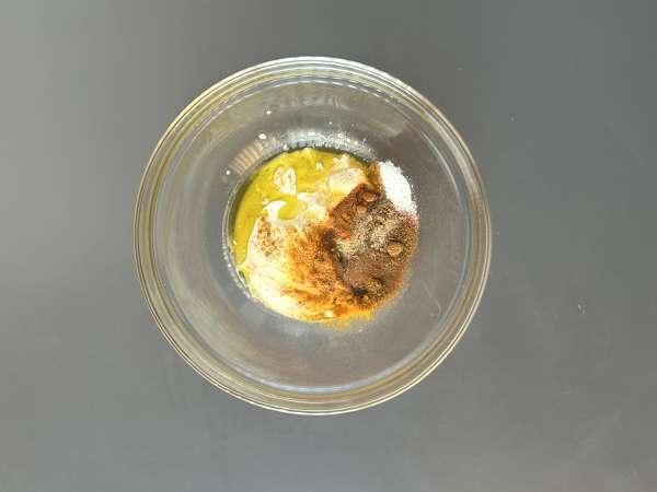 Kuřecí šawarma z horkovzdušné fritézy, pita a tahini omáčka - Příprava krok 1