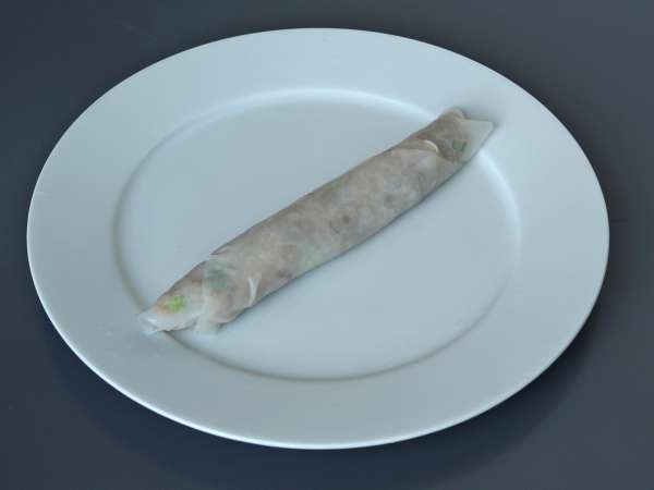 Krevety v těstíčku ve stylu spring rolls v horkovzdušné fritéze - Příprava krok 4
