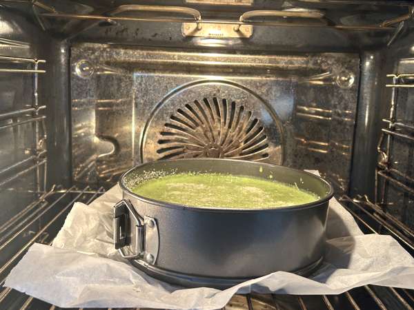 Quiche bez těsta se špenátem a gouda sýrem - Příprava krok 6