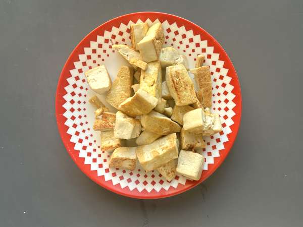 Palak tofu: indické kari se špenátem a tofu - Příprava krok 6