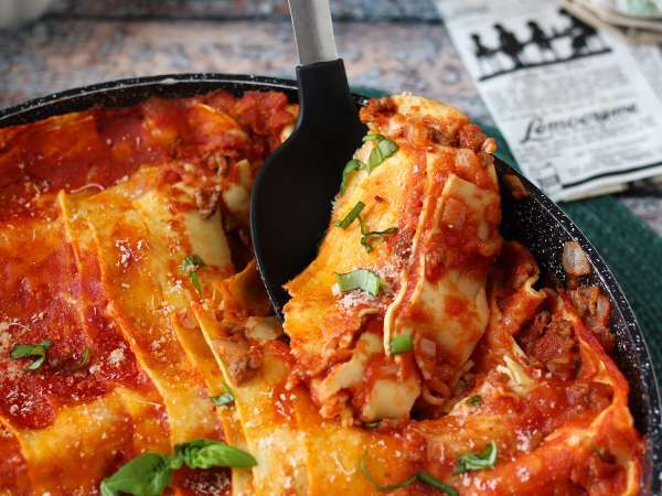 Lasagne alla bolognese z pánve - Příprava krok 8