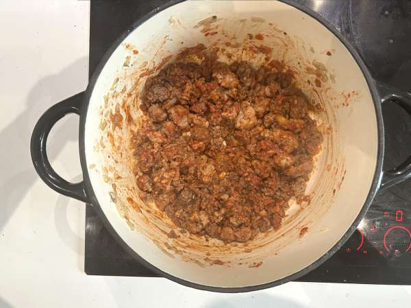 Lasagnová polévka s masem, ricottou a parmazánem - Příprava krok 3