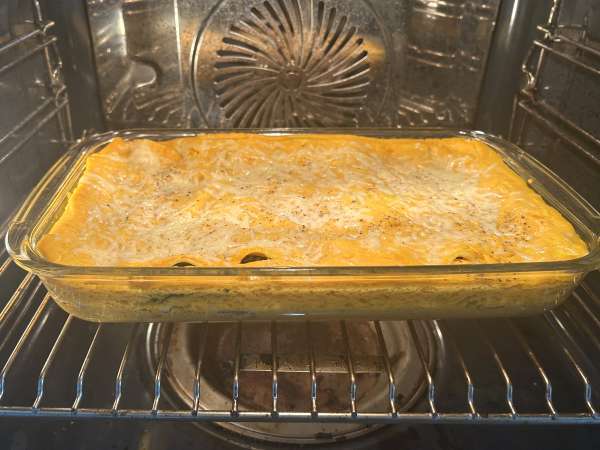 Lasagne s máslovou dýní, špenátem a ricottou - Příprava krok 9