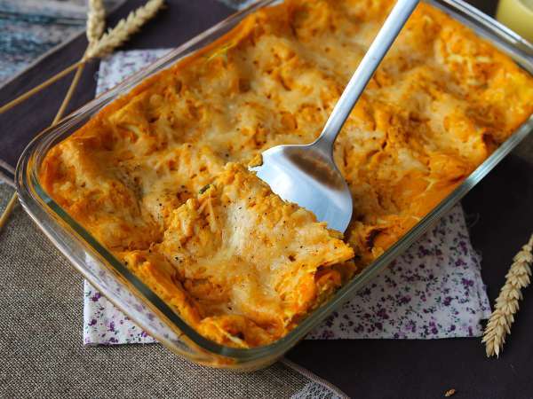 Lasagne s máslovou dýní, špenátem a ricottou - Příprava krok 10