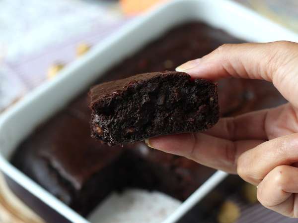 Brownie ze sladkých brambor bez másla a oleje - Příprava krok 7