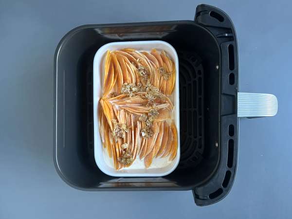 Gratin z butternutové dýně v horkovzdušné fritéze, po vzoru gratin dauphinois - Příprava krok 7