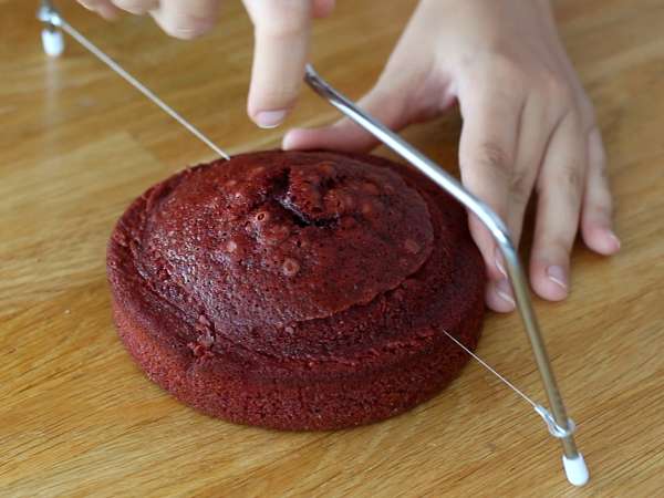 Halloweenský dort Red Velvet! - Příprava krok 8