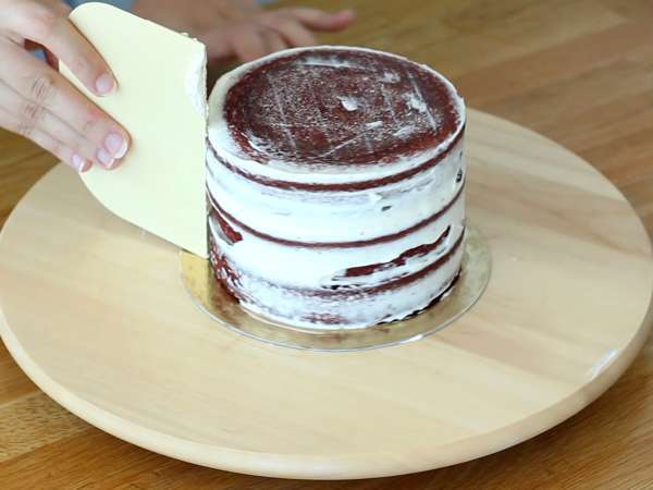 Halloweenský dort Red Velvet! - Příprava krok 11