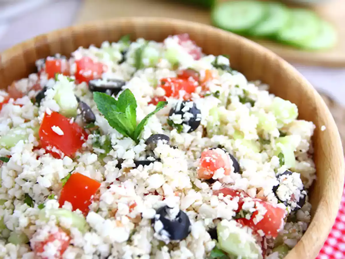 100% zeleninový květákový tabbouleh - foto 3