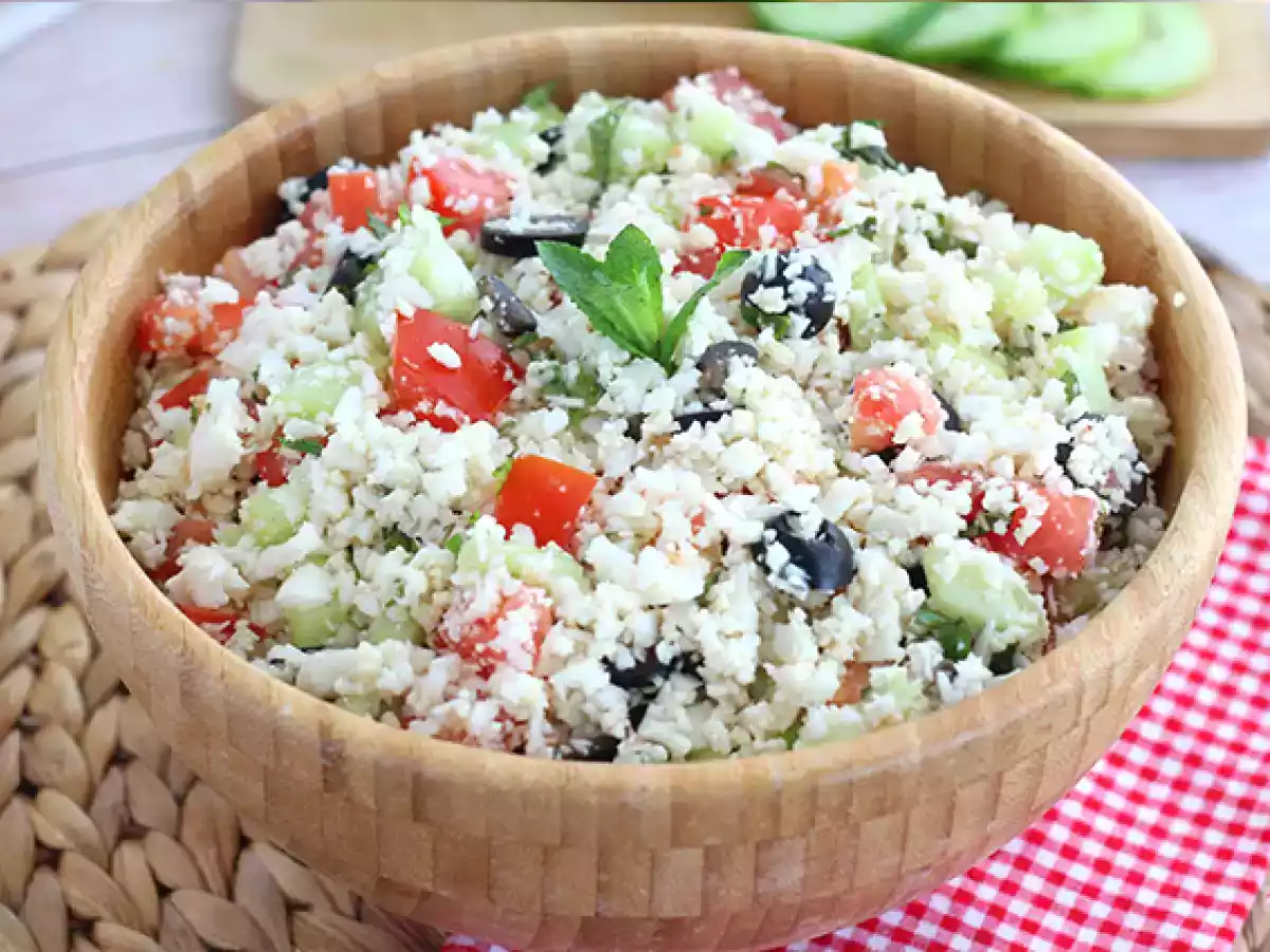 100% zeleninový květákový tabbouleh - foto 4