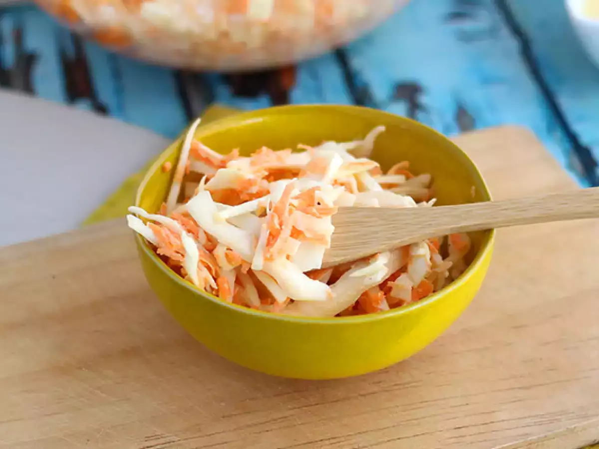 Americký coleslaw – salát z bílého zelí a mrkve - foto 4