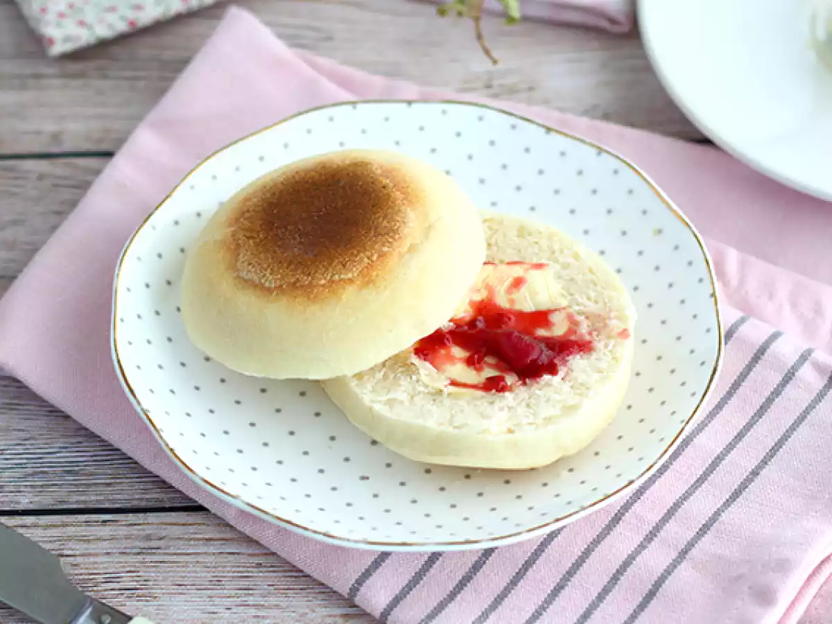 Anglické muffiny (snadné a měkké) - foto 2