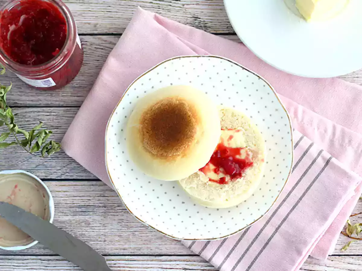Anglické muffiny (snadné a měkké) - foto 3