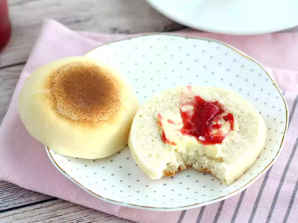 Anglické muffiny (snadné a měkké) - foto 4
