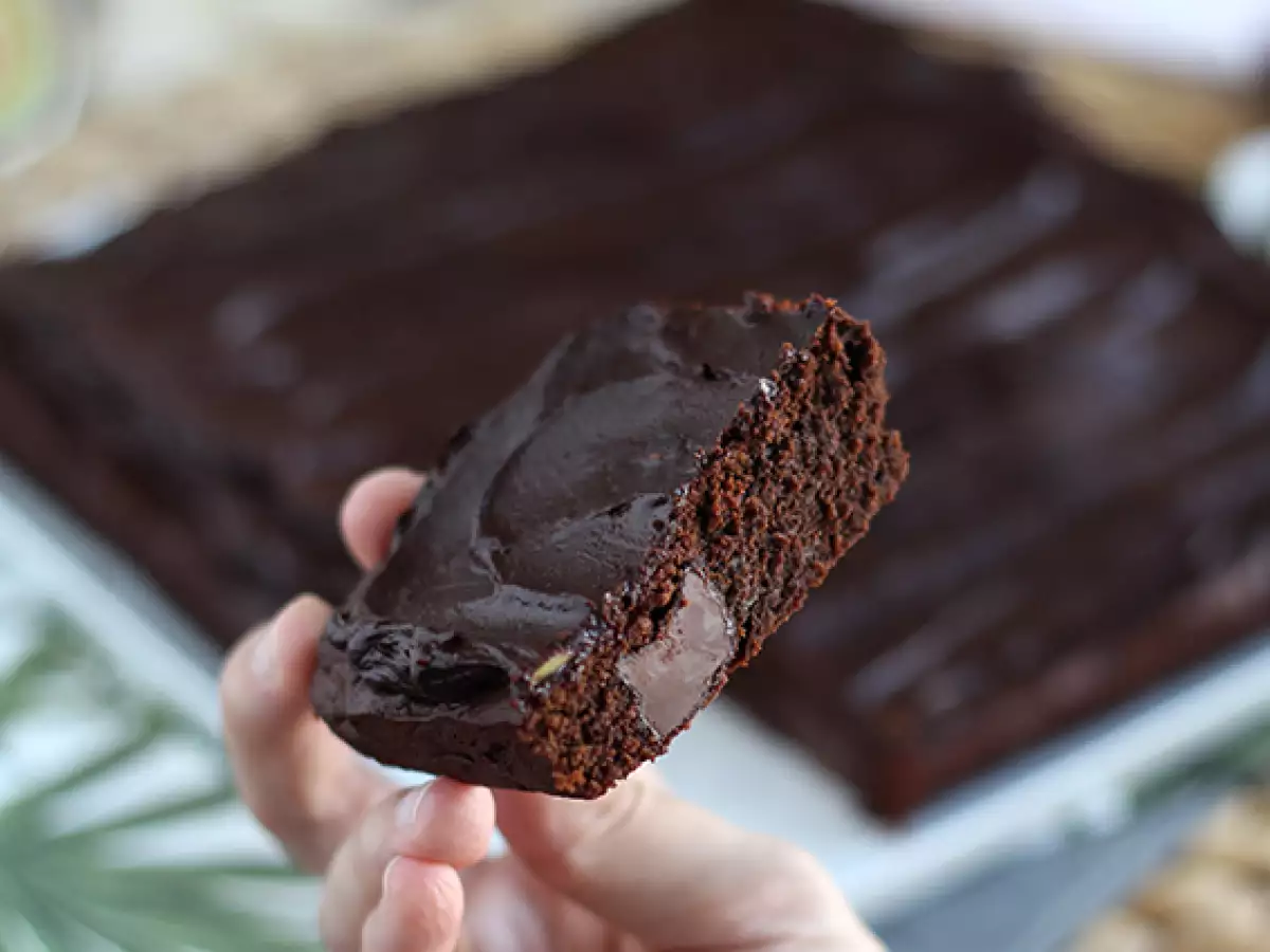 Avokádové čokoládové brownies bez másla a laktózy - foto 2