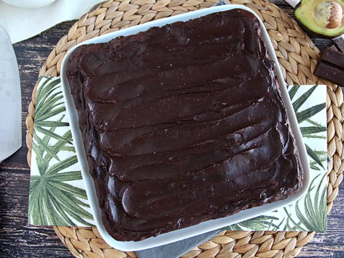 Avokádové čokoládové brownies bez másla a laktózy - foto 4