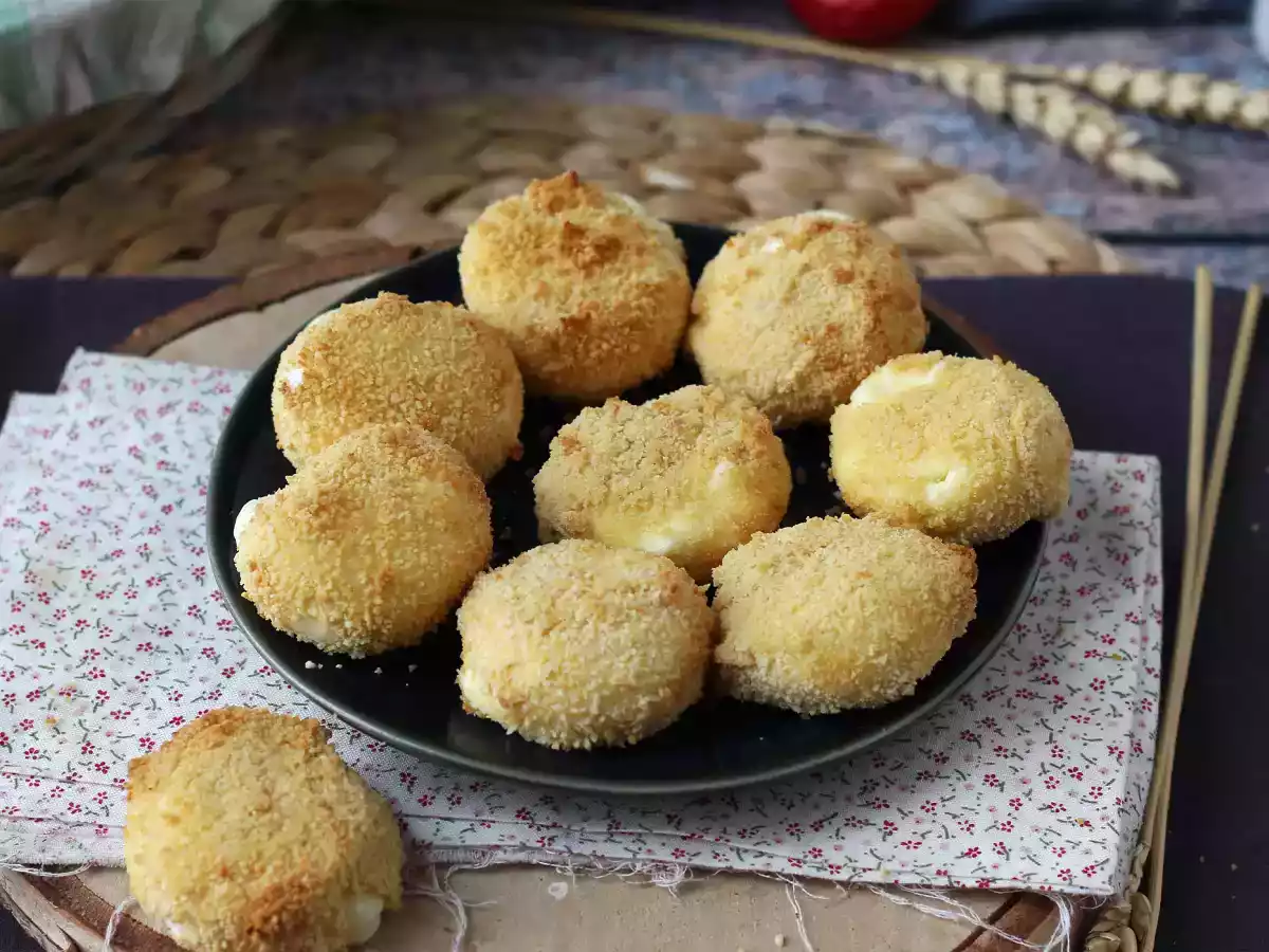 Babybel pané ve fritéze