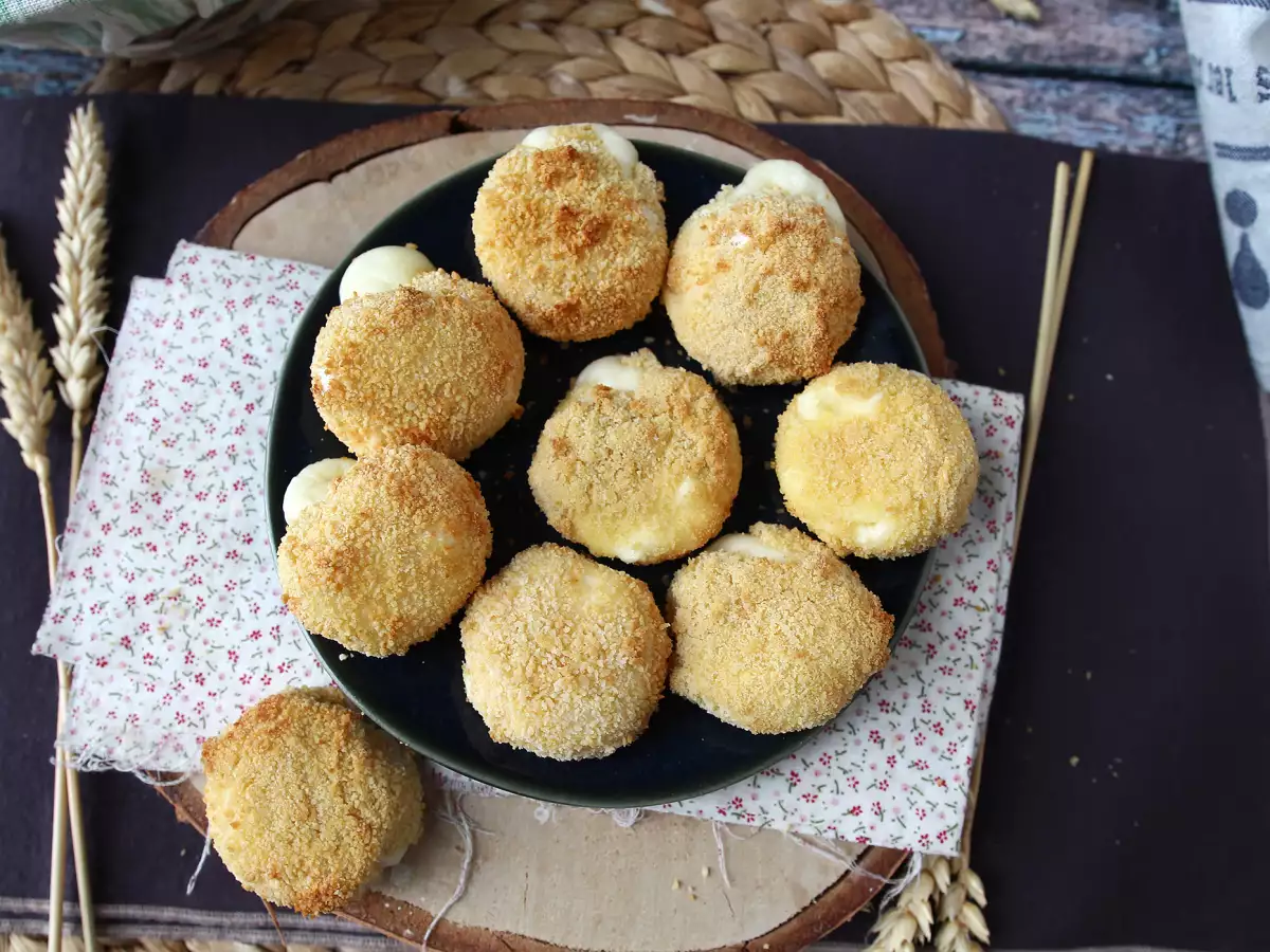 Babybel v trojobalu v horkovzdušné fritéze - foto 4