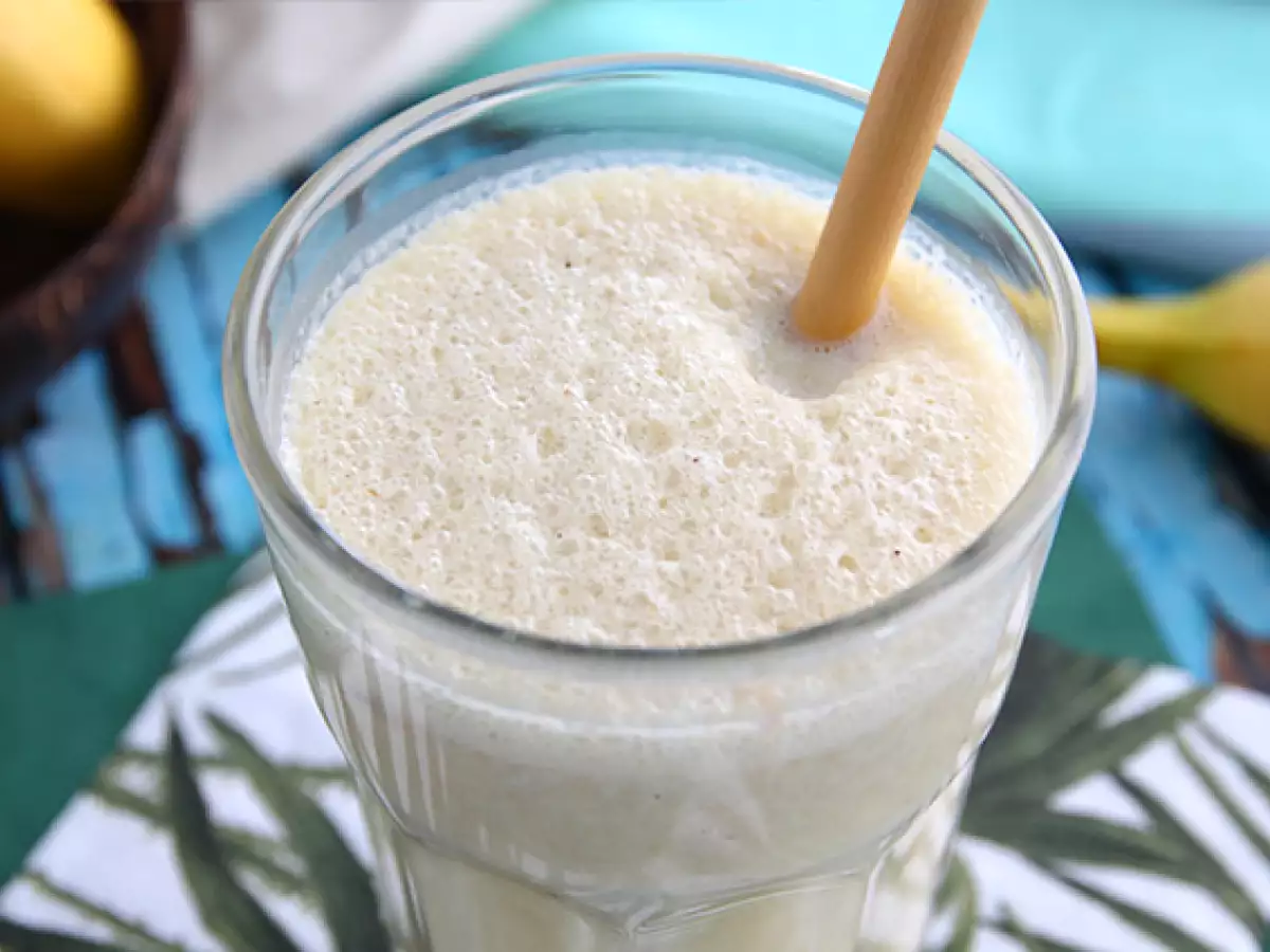 Banánovo-vanilkový milkshake - foto 2