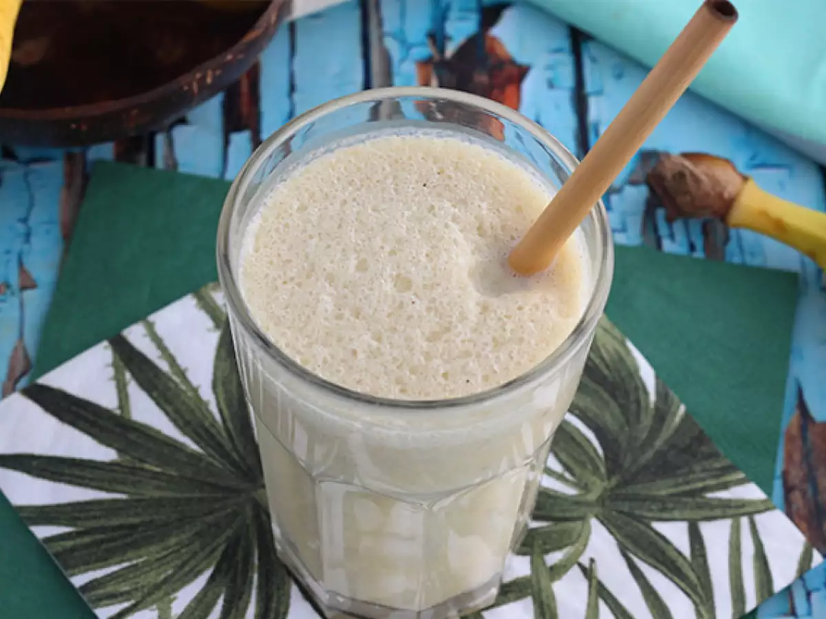 Banánovo-vanilkový milkshake - foto 4