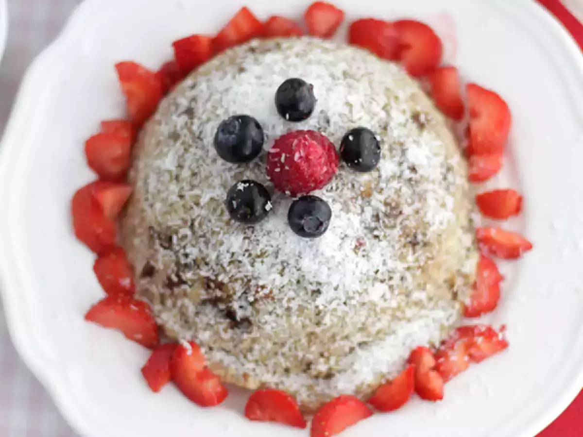 Banánový bowl cake s kokosem – bez laktózy a lepku - foto 4
