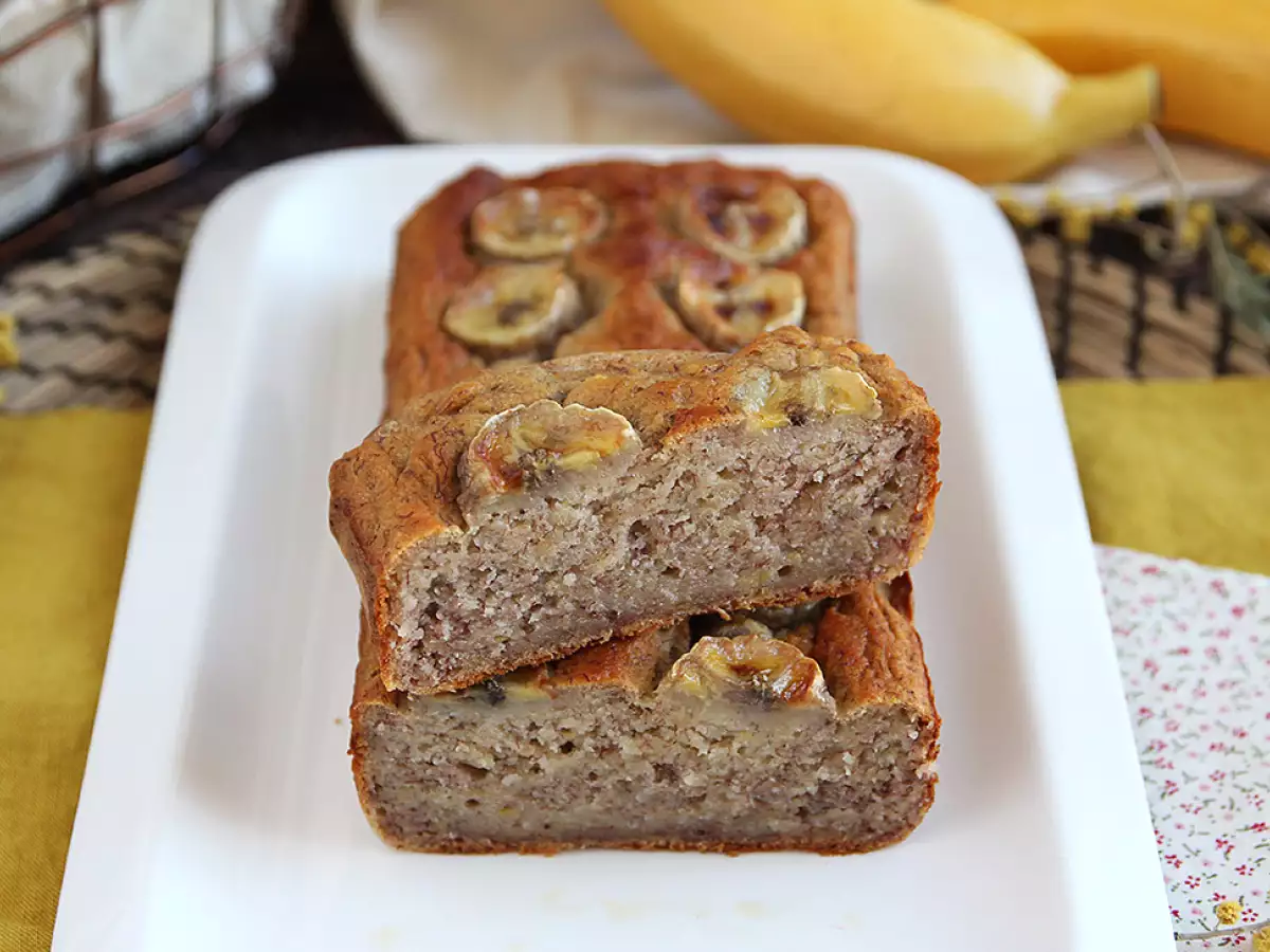 Banánový chlebíček bez cukru – banana bread - foto 2